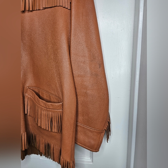 VTG 60s Deerskin Fringe Jacket - Picture 7 of 16